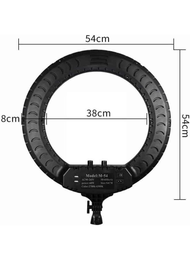 SUKILO RL-21 LED Ring Light with Adjustable Tripod Stand, Dimmable Soft Lighting for Makeup, Selfie, Live Streaming, YouTube, Photography, Compatible with Smartphones & Cameras, Remote Included  - Image 2
