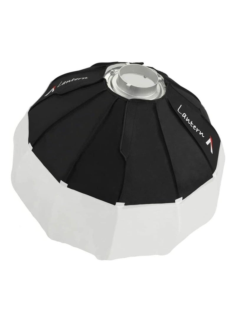 أبتشر Aputure Lantern 26″ – 65 cm Omni‑Directional Bowens Mount Softbox, 270° Beam, Quick Pop‑Up Setup with 4‑Section Skirt & Carrying Bag - Image 2