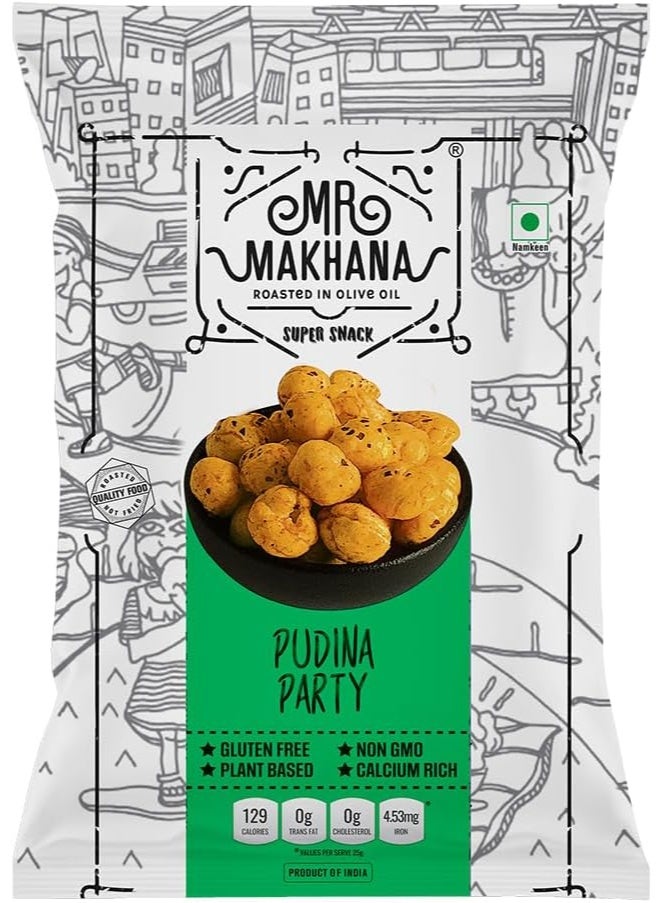 6 Pack Pudina Party 25G Gluten Free Healthy Snacks