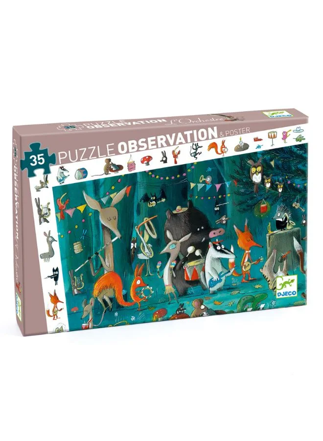 DJECO The Orchestra Observation Puzzle - 35Pcs