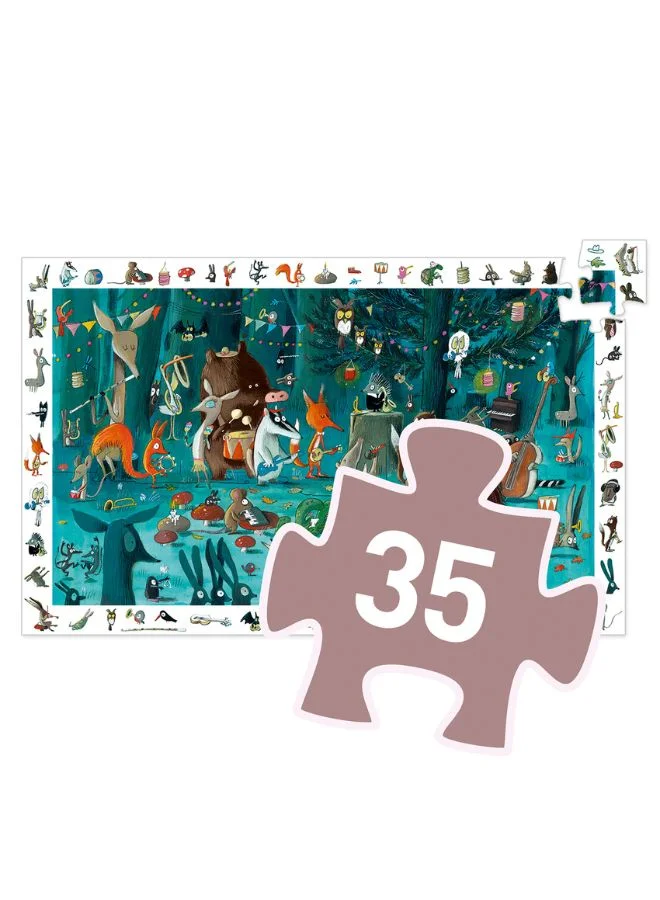 DJECO The Orchestra Observation Puzzle - 35Pcs