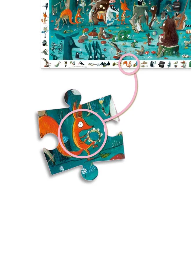 DJECO The Orchestra Observation Puzzle - 35Pcs