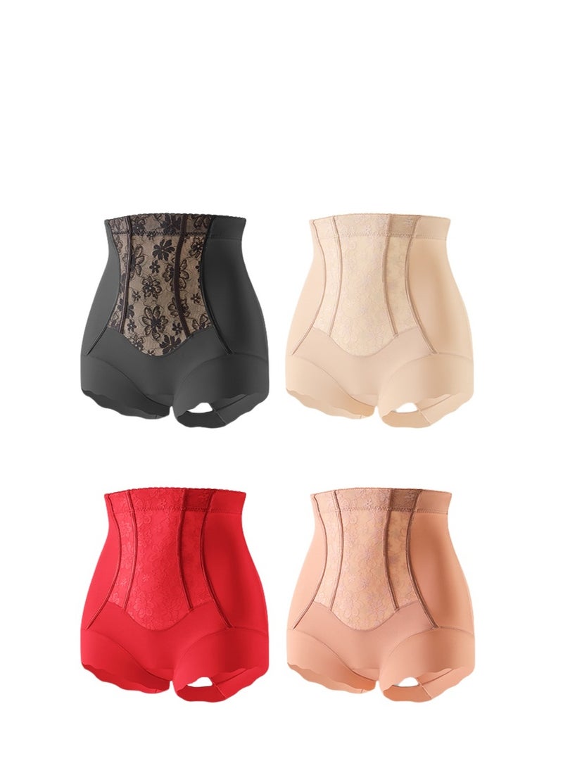 KUYING High Waisted Anti Glare Postpartum Waist Cinching And Hip Lifting Safety Pants For Body Shaping Set Of 4 - Image 1