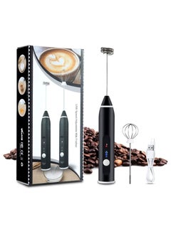 Generic 3-Piece Electric Milk Frother And Whisk Set Multicolour  - Image 1