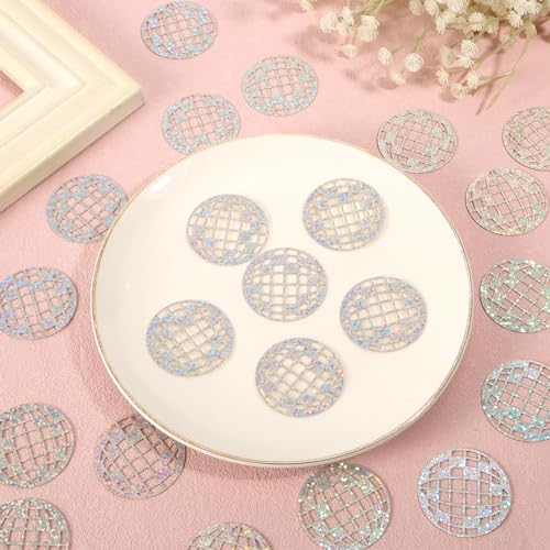 PEUTIER 100pcs Glitter Disco Ball Table Confetti, Disco Theme Party Confetti for Bachelorette Party Table Centerpieces Decorations for 70s 80s Hippie Birthday Party Supplies - Image 3