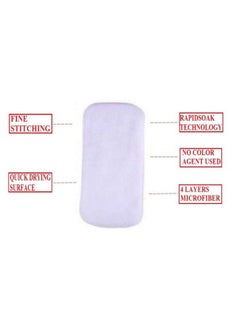 Tinny Tots Baby Reusable Cloth Diapers All In One Adjustable Washable With White Microfiber(4 Layers) Wetfree Insert Pads (024 Months 316Kg) (Pack Of 2 Orangepink)  - Image 3