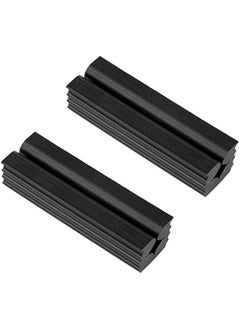 Generic 2 Pieces Durable Rubber Vise Clamp Golf Grip Kit for Regripping Golf Clubs  - Image 1