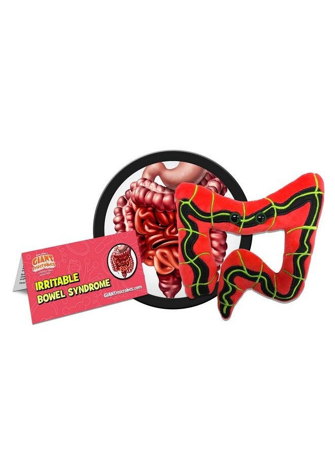 Giant Microbes Giantmicrobes Irritable Bowel Syndrome Plush Learn About Digestive Health With This Colon Shaped Gift For Family Friends Doctors Gi Specialists Dieticians Scientists Educators And Patients.  - Image 1