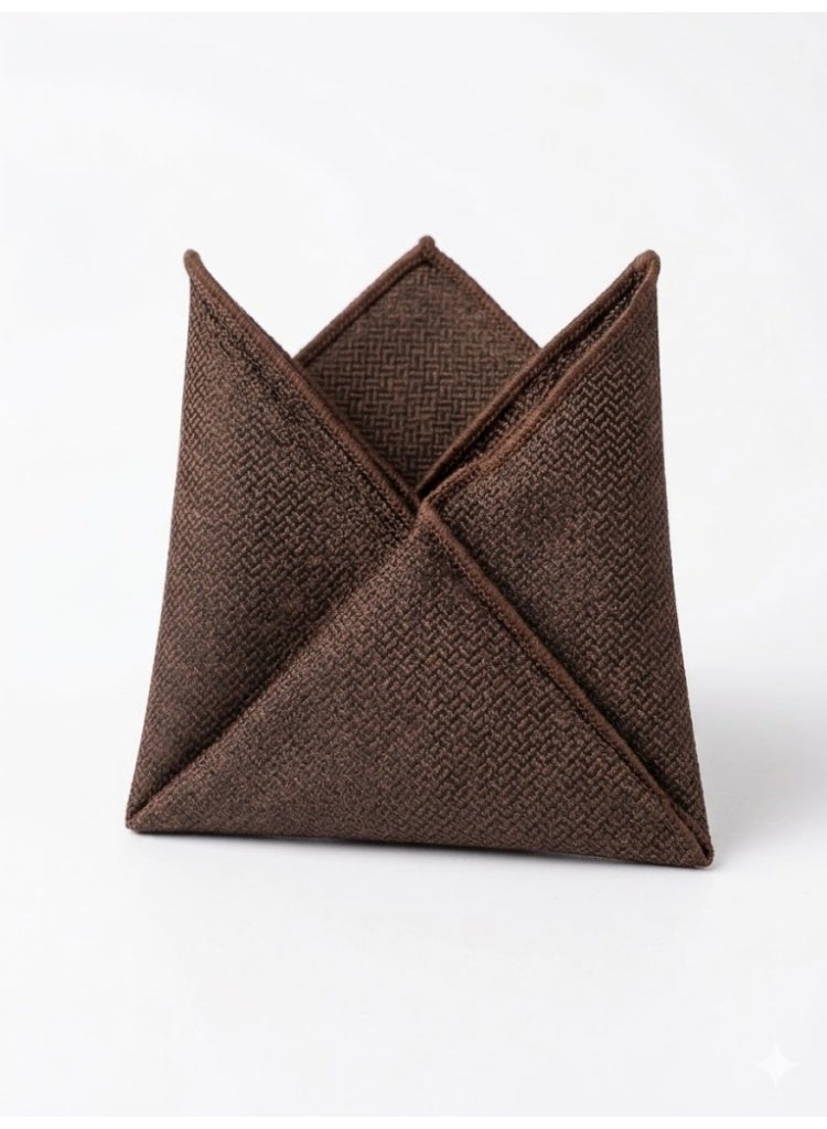 Men's pocket square to complete a formal suit look - high-quality fabric with a modern design - Image 2