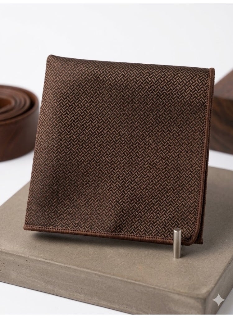 Men's pocket square to complete a formal suit look - high-quality fabric with a modern design - Image 4