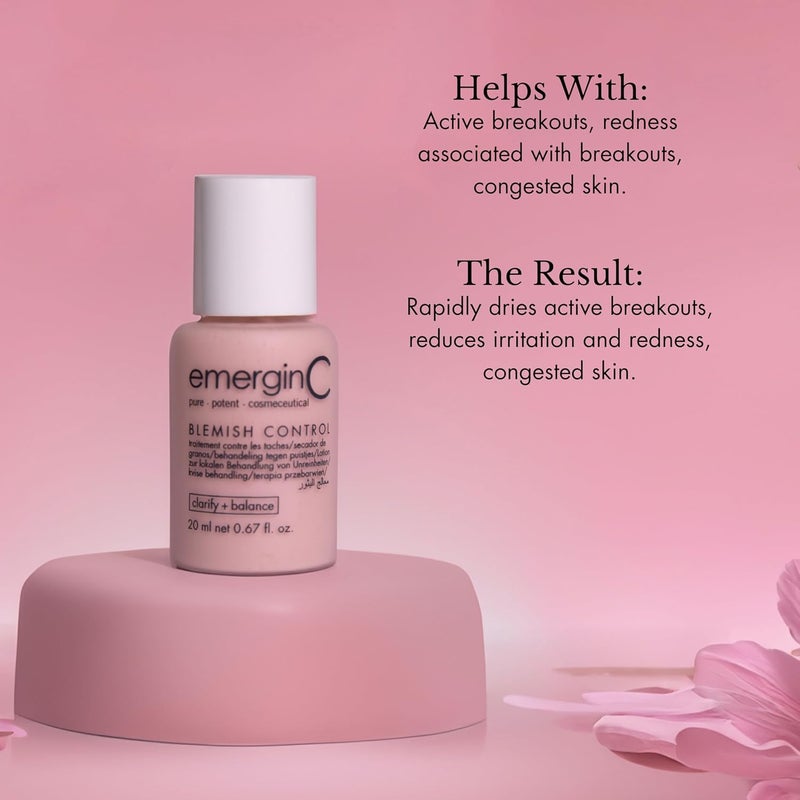 emerginC Blemish Control Tinted Spot Treatment with Salicylic Acid - 1oz (30ml) - Image 2