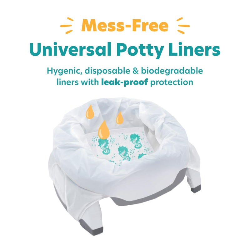 Bambino Potette Plus Disposable Liners | Super Absorbent, Biodegradable and Lightly Fragranced Potty Bags | Pack of 30 - Image 2
