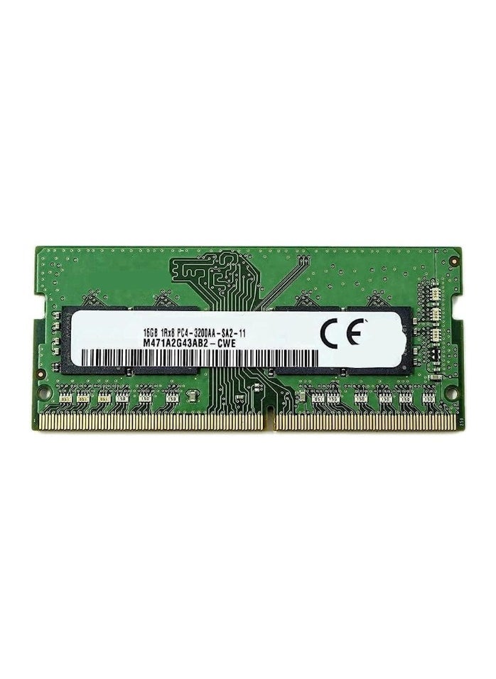 ماركة غير محددة رام لابتوب DDR4 سعة 16 جيجا – تردد 3200 ميجاهرتز – 1Rx8 PC4-3200 – متوافق مع ديل وHP ولينوفو – تغليف OEM 