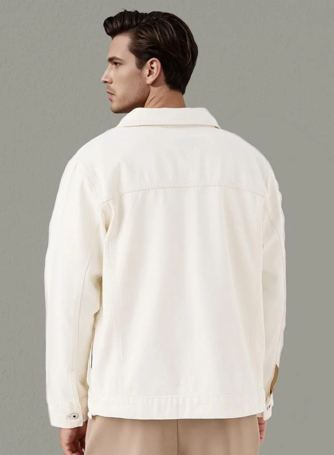 لي كوبر جاكيت دنيم بأزرار من لي كوبر