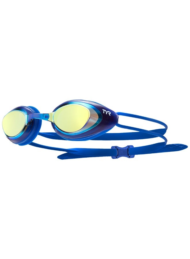 اشعر بالسرعة مع نظارات السباق TYR Blackhawk Mirrored للكبار.