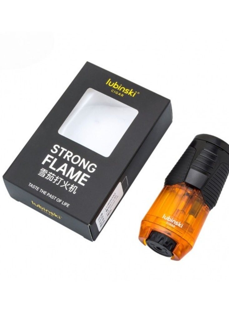 Lubinski Torch Lighter with Holde Refillable Butane Torch Windproof Design Black For BBQ - Image 2