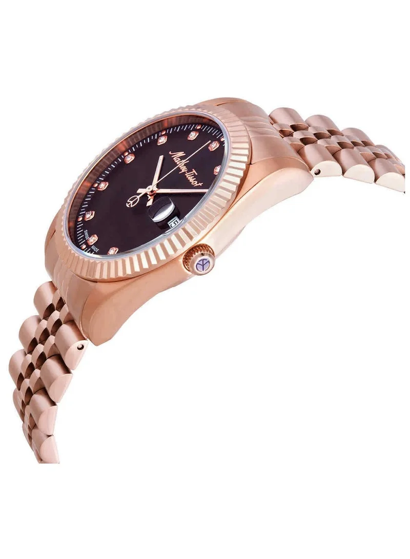 Mathey-Tissot Mathy III Quartz Brown Dial Men's Watch - H810PRM