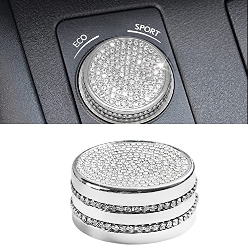 CUCHIYUN Bling Car Accessories Driving Mode Select Switch Knob Variable Speed Switch Knob Cover Compatible with Lexus ES Accessories 20132018 GS 20132020 ES200 ES250 GS300 GS350 - Image 1