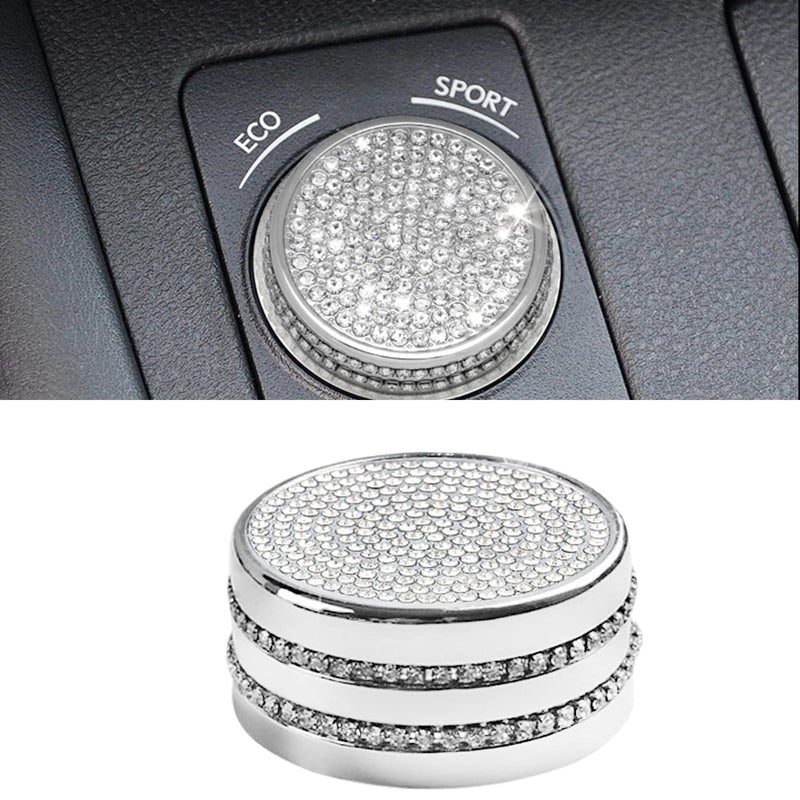 CUCHIYUN Bling Car Accessories Driving Mode Select Switch Knob Variable Speed Switch Knob Cover Compatible with Lexus ES Accessories 20132018 GS 20132020 ES200 ES250 GS300 GS350 - Image 3