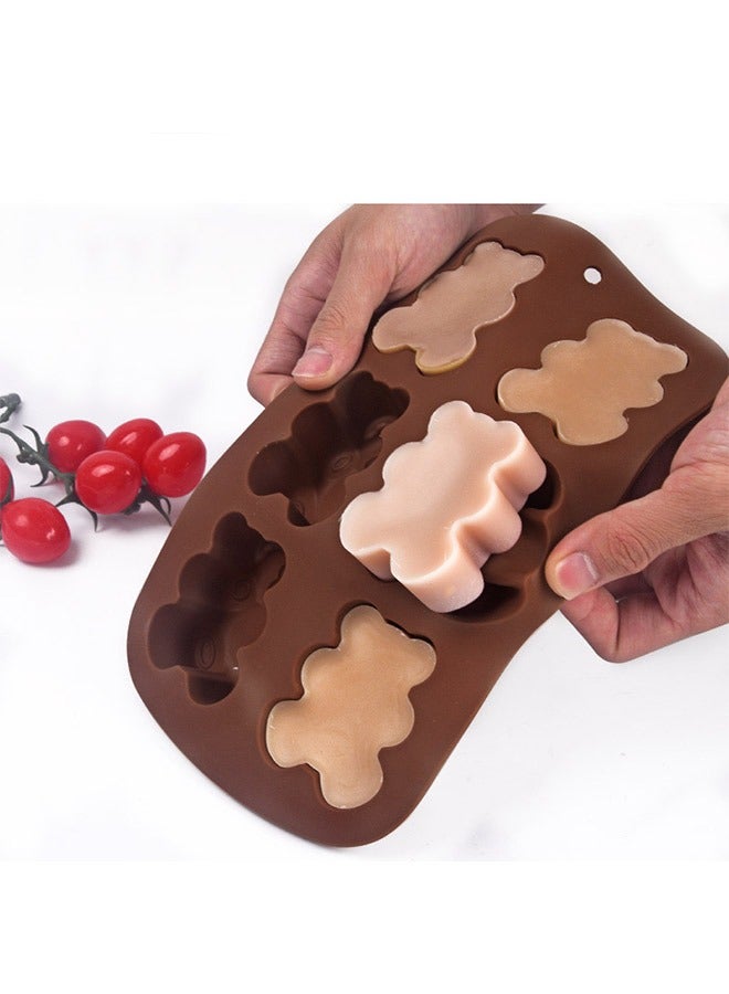 Genetic Chocolate Bakeware Cake Teddy Bear Molds Brown 25x14.5cm - Image 1