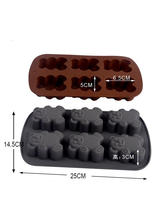 Genetic Chocolate Bakeware Cake Teddy Bear Molds Brown 25x14.5cm - Image 3