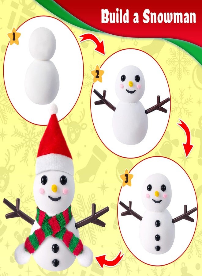 ESSENSON Air Dry Clay Christmas Kit, 36 Colors DIY Modeling Clay Craft Set with Accessories, Christmas Stocking Stuffers for Kids, Xmas Gift for Girls Boys - Image 5