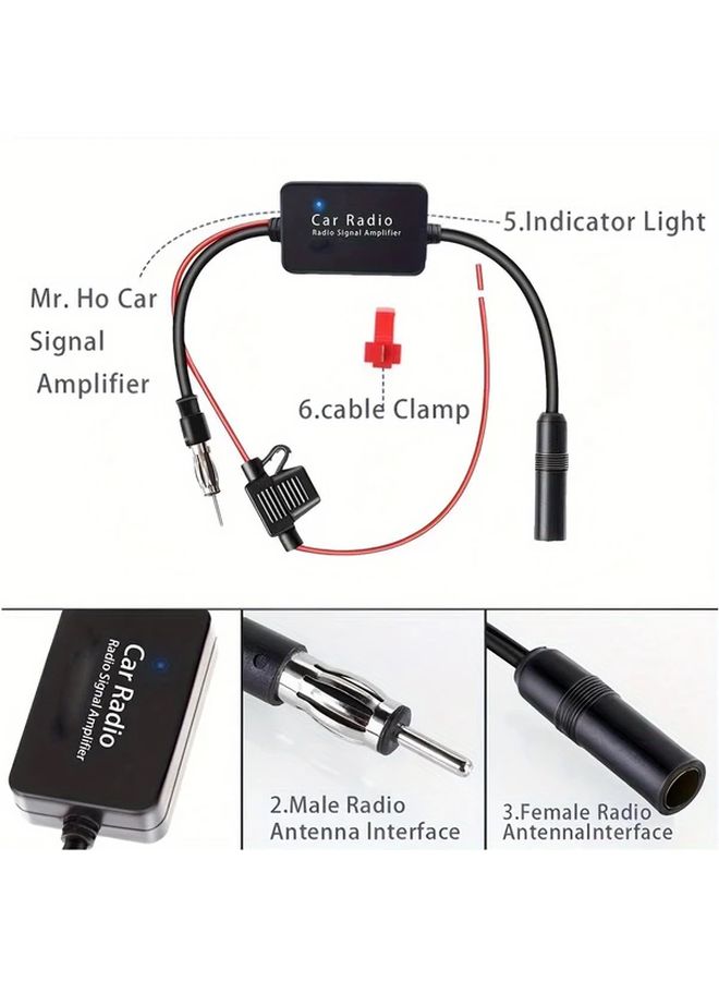 DAB 1 Universal Active Car Antenna Amplifier For Enhanced Signal Strength Clear Reception - Image 3