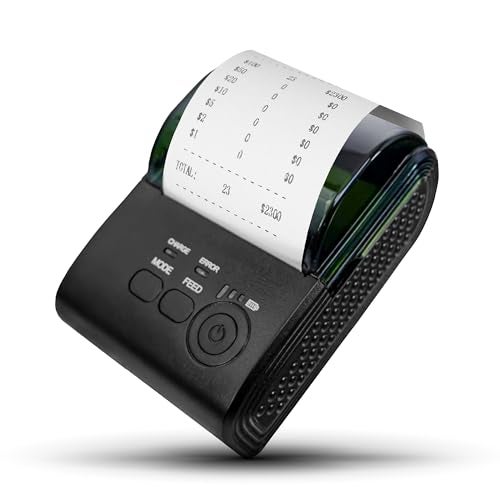 Kolibri Portable Thermal Printer with 90mm per Second speed, USB and RJ232 Cable are included - Bill Counter Printer - Image 1