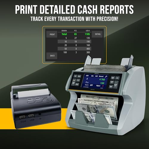 Kolibri Portable Thermal Printer with 90mm per Second speed, USB and RJ232 Cable are included - Bill Counter Printer - Image 4