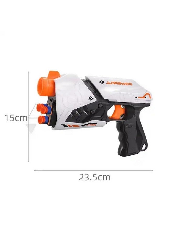 VGRASSP Long Range Shooting Toy Simulation Sound Air Powered Toy Guns Foam Blaster Realistic Battle Toy Guns with 10 Soft Bullets EVA Foam Game Indoor Outdoor Fun - Multicolor - Image 3