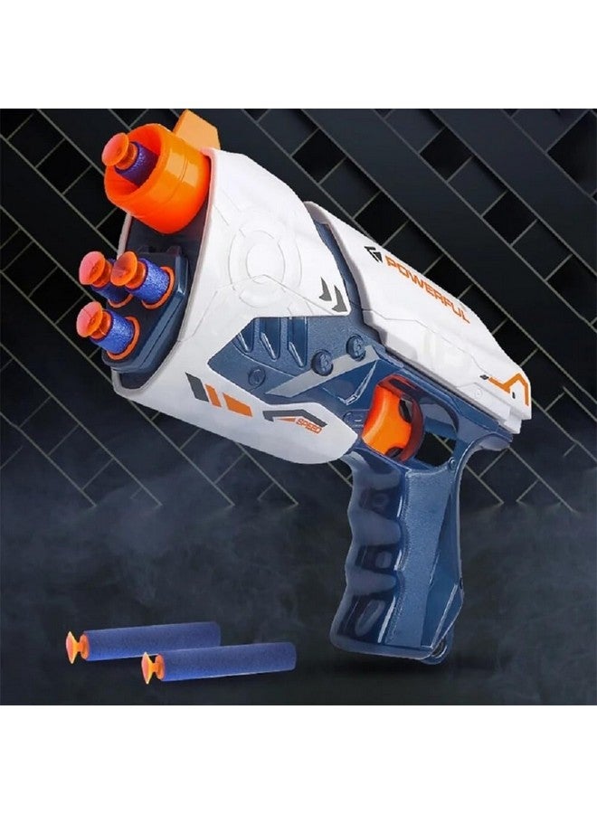 VGRASSP Long Range Shooting Toy Simulation Sound Air Powered Toy Guns Foam Blaster Realistic Battle Toy Guns with 10 Soft Bullets EVA Foam Game Indoor Outdoor Fun - Multicolor - Image 4