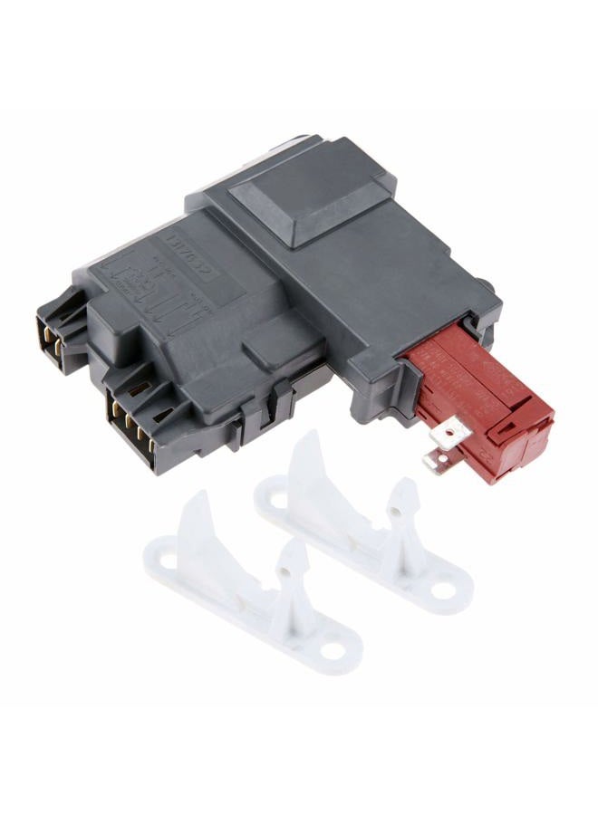 DRELD 131763202 Washer Machine Door Lock Switch, Replace # 1032664 131763300 & 131763310 Door Striker, Replace # 1032664 131763300, Update Replacement Part Fit for Frigidaire, Whirlpool, Kenmore - Image 1