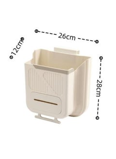 Generic Small Collapsible Hanging Trash Can For Kitchen Cabinet Door  - Image 4