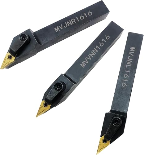 GBJ 3PCS 5/8" MVJNR MVJNL MVVNN holder with Carbide Turning Inserts VNMG331 CNC Lathe Turning Tools for machining Steel parts/stainless steel - Image 2