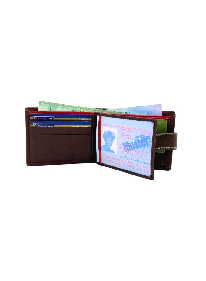 LAVERI LEATHER Antq Smooth Leather Wallet With Inside Leather Lining - Image 2