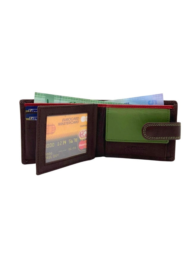 LAVERI LEATHER Antq Smooth Leather Wallet With Inside Leather Lining - Image 4