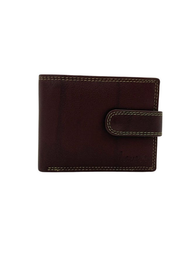 LAVERI LEATHER Antq Smooth Leather Wallet With Inside Leather Lining - Image 3