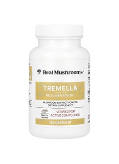 Real Mushrooms Real Mushrooms, Tremella, Mushroom Extract Powder, 120 Capsules  - Image 1