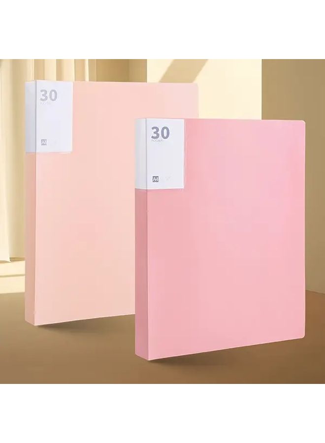 Light Powder Document Folder For 30 Pages Reports And Assignments Pack Of 2 - Image 1