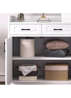 keke Modern Wooden Storage Kitchen Cabinet with Shelves for Living Room & Kitchen  - Image 3