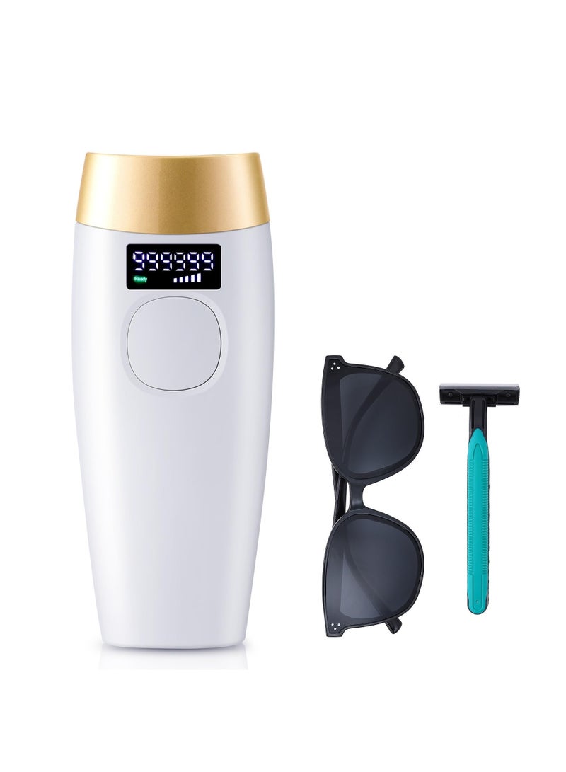 Excefore Laser Hair Removal for Women and Men, at-Home IPL Hair Removal, Permanent Painless Best Hair Remover Device for Face Bikini Line Armpit Leg Back, Corded - Image 1