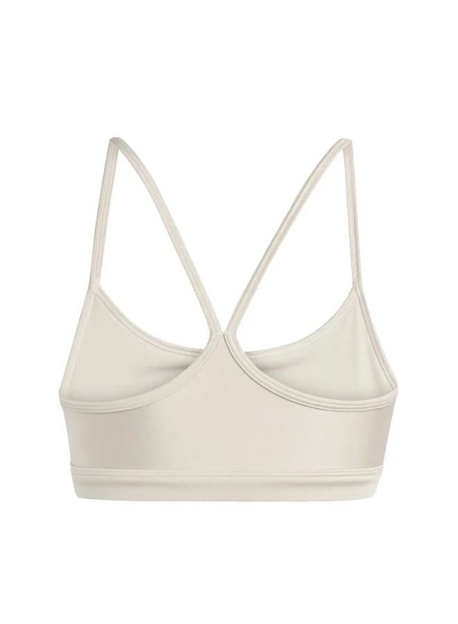 adidas Aero Ls Bra Grey Training Bra For Women XS A-B