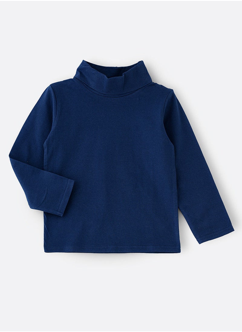 JAM - Basic solid turtle neck t-shirt - Image 1