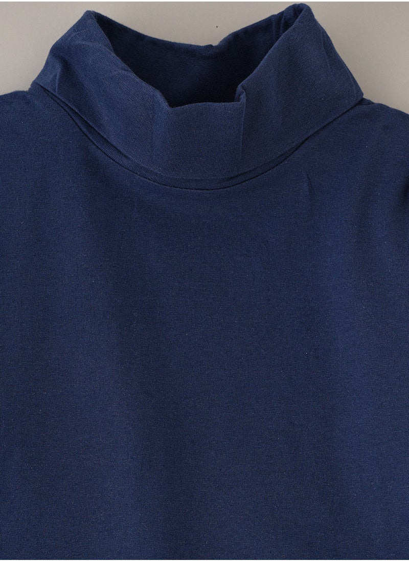 JAM - Basic solid turtle neck t-shirt - Image 1