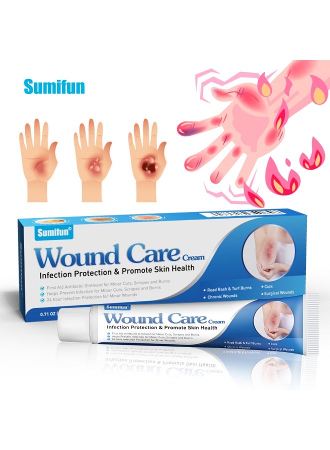 سوميفون كريم العناية بالجروح، حماية من العدوى وتعزيز صحة الجلد - Image 1