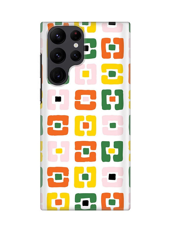 Stylizedd Case for Samsung Galaxy S22 Ultra 5G Snap Case Slim Snap Classic Series Shield Matte Finish Print - Bracket Dot