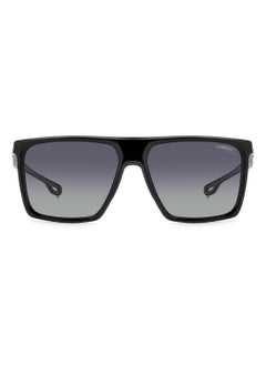 Carrera Men's Polarized Rectangular Shape  Sunglasses CARRERA 4019/S GREY 47 - Lens Size: 46.9 Mm - Black  - Image 3