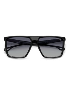 Carrera Men's Polarized Rectangular Shape  Sunglasses CARRERA 4019/S GREY 47 - Lens Size: 46.9 Mm - Black  - Image 4