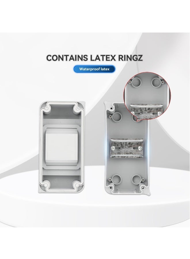 صندوق قاطع الدائرة 3 طرق توزيع الحماية، قاطع تيار صغير مع سكة DIN، مقاوم للماء IP65، مناسب للاستخدام الداخلي والخارجي - Image 5