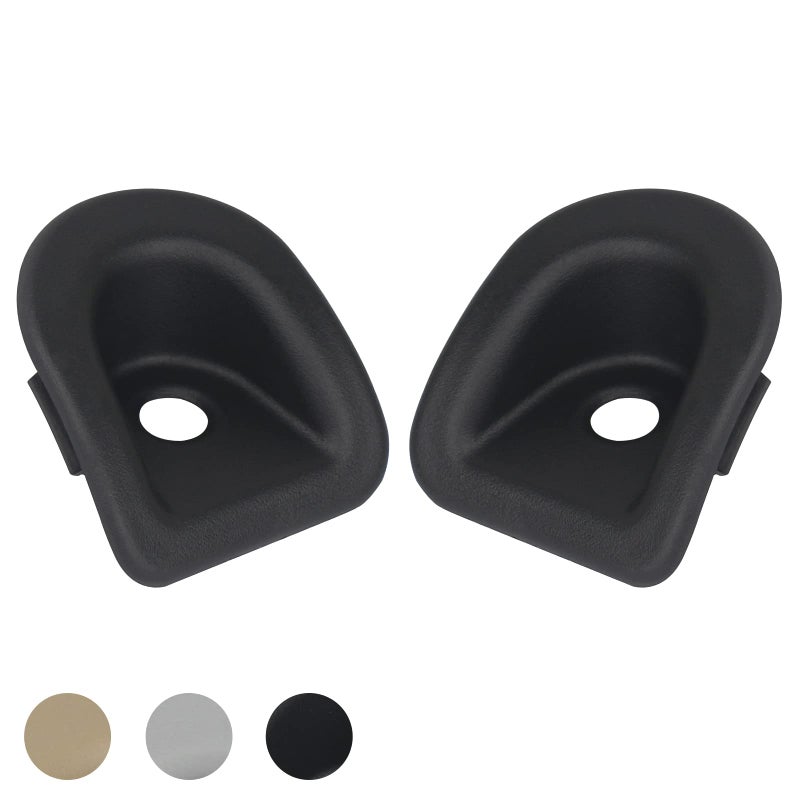 TQPONLY Door Panel Trim Lock GrommetCompatible with 20052014 Ford Mustang Left Driver and Right Passenger Side Black Lock Knob Bezel